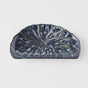 Plate D Shaped 21cm Indigo Blue Design V637-C2151
