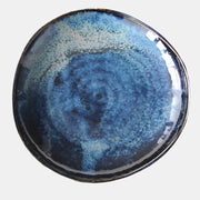Tapas Plate Organic Shape 16.5cm Kanso Indigo Blue Glaze V637-C2155