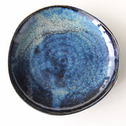 Tapas Plate Organic Shape 16.5cm Kanso Indigo Blue Glaze V637-C2155