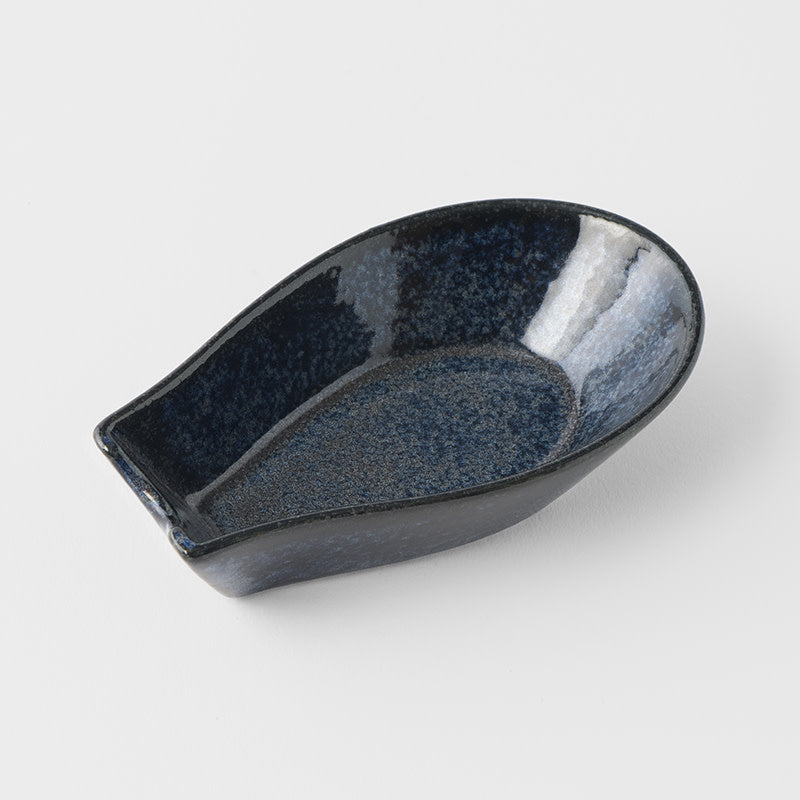 Spoon Rest Ramen Kanso Indigo Blue Glaze V637-C2159