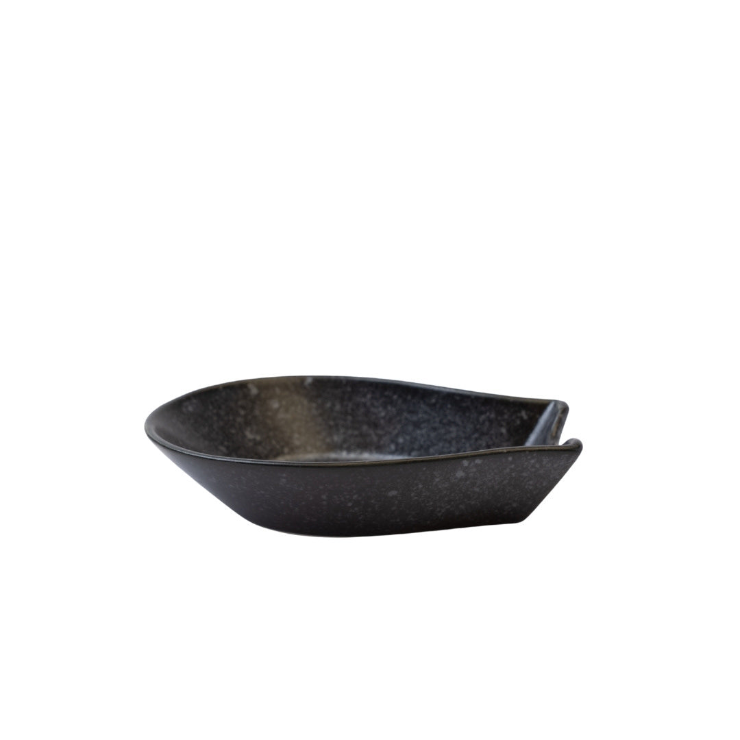 Spoon Rest Ramen Kanso Matte Black Glaze V637-C2160