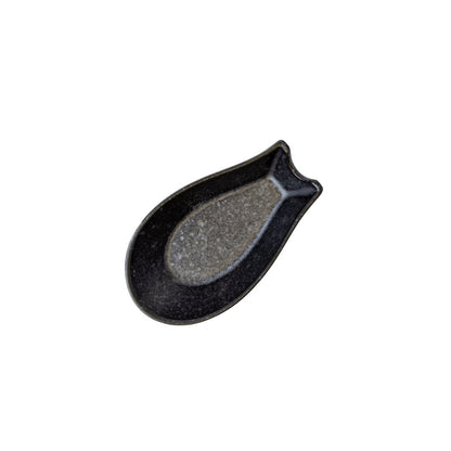 Spoon Rest Ramen Kanso Matte Black Glaze V637-C2160