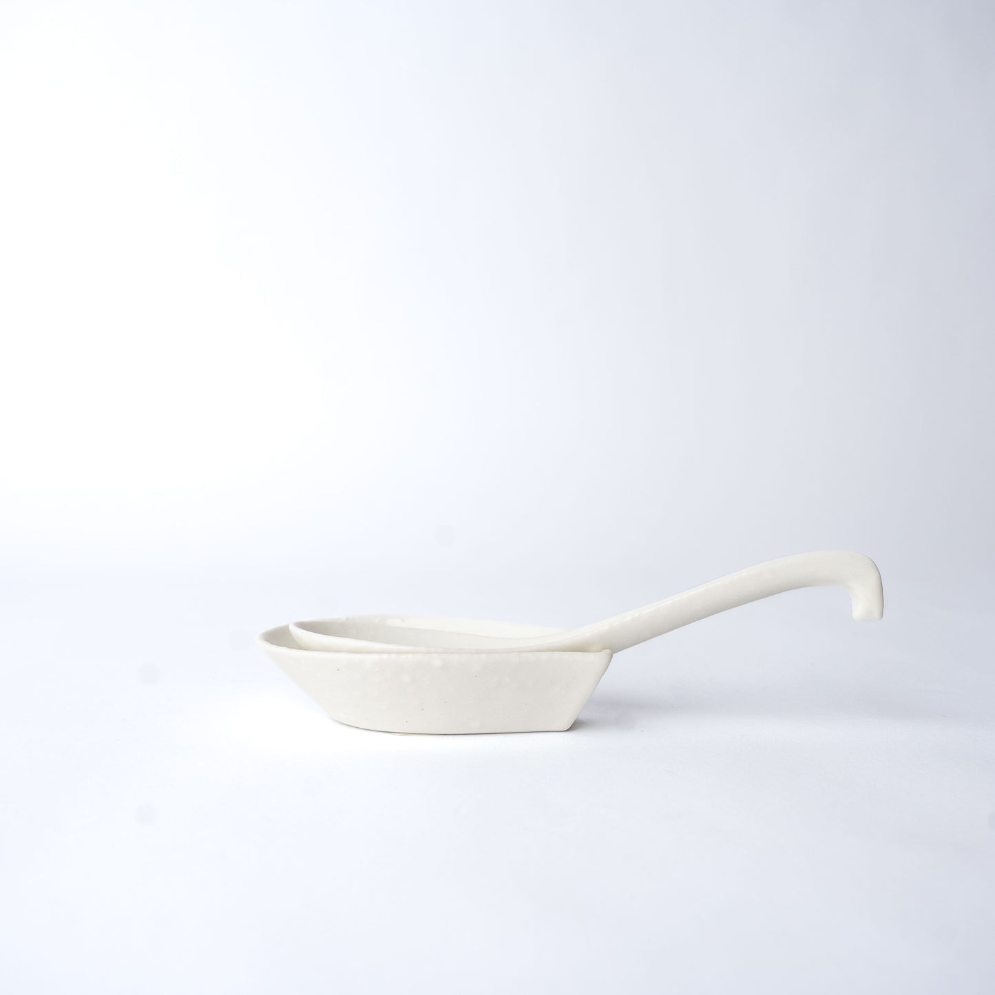 Spoon Rest Ramen Kanso Soft White Glaze V637-C2161