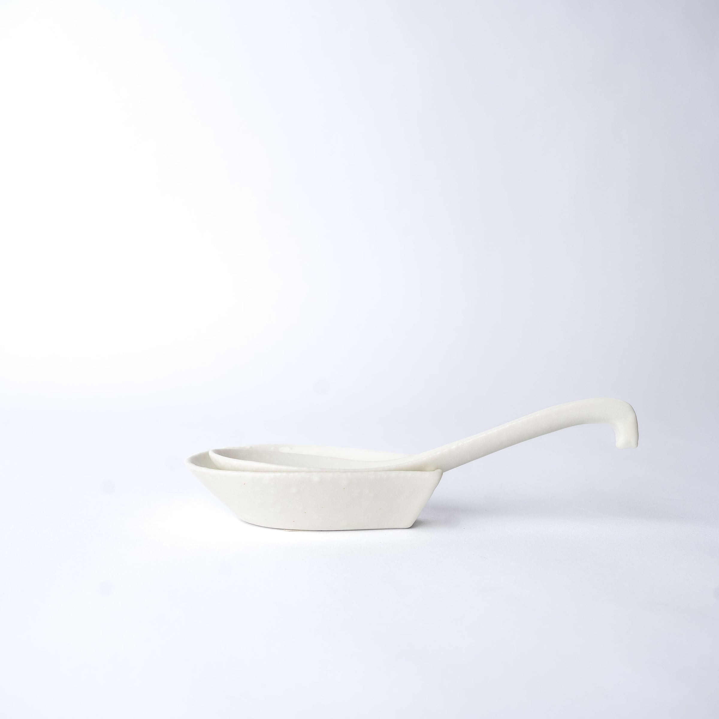 Spoon Rest Ramen Kanso Soft White Glaze V637-C2161