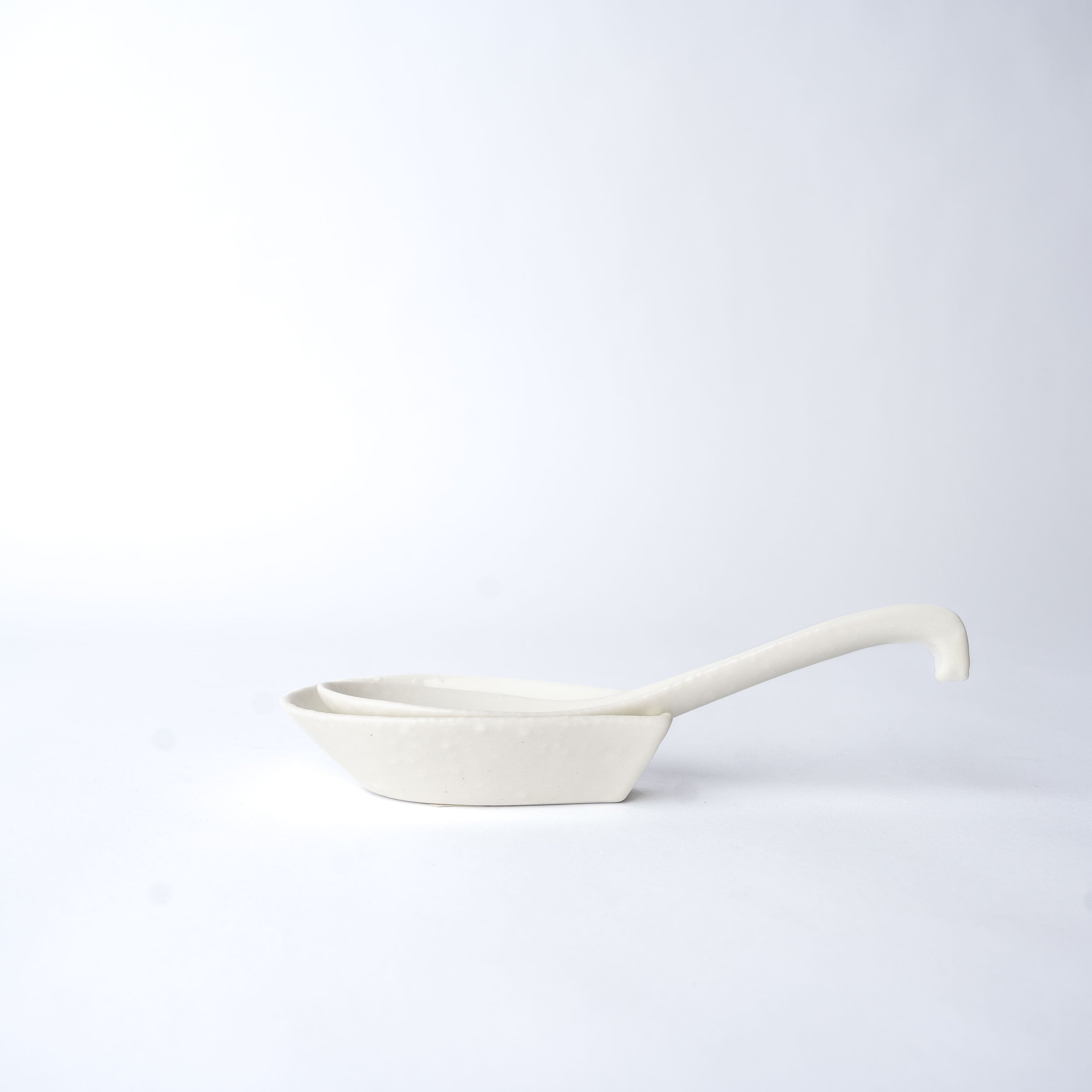 Spoon Rest Ramen Kanso Soft White Glaze V637-C2161