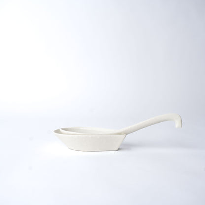 Spoon Rest Ramen Kanso Soft White Glaze V637-C2161