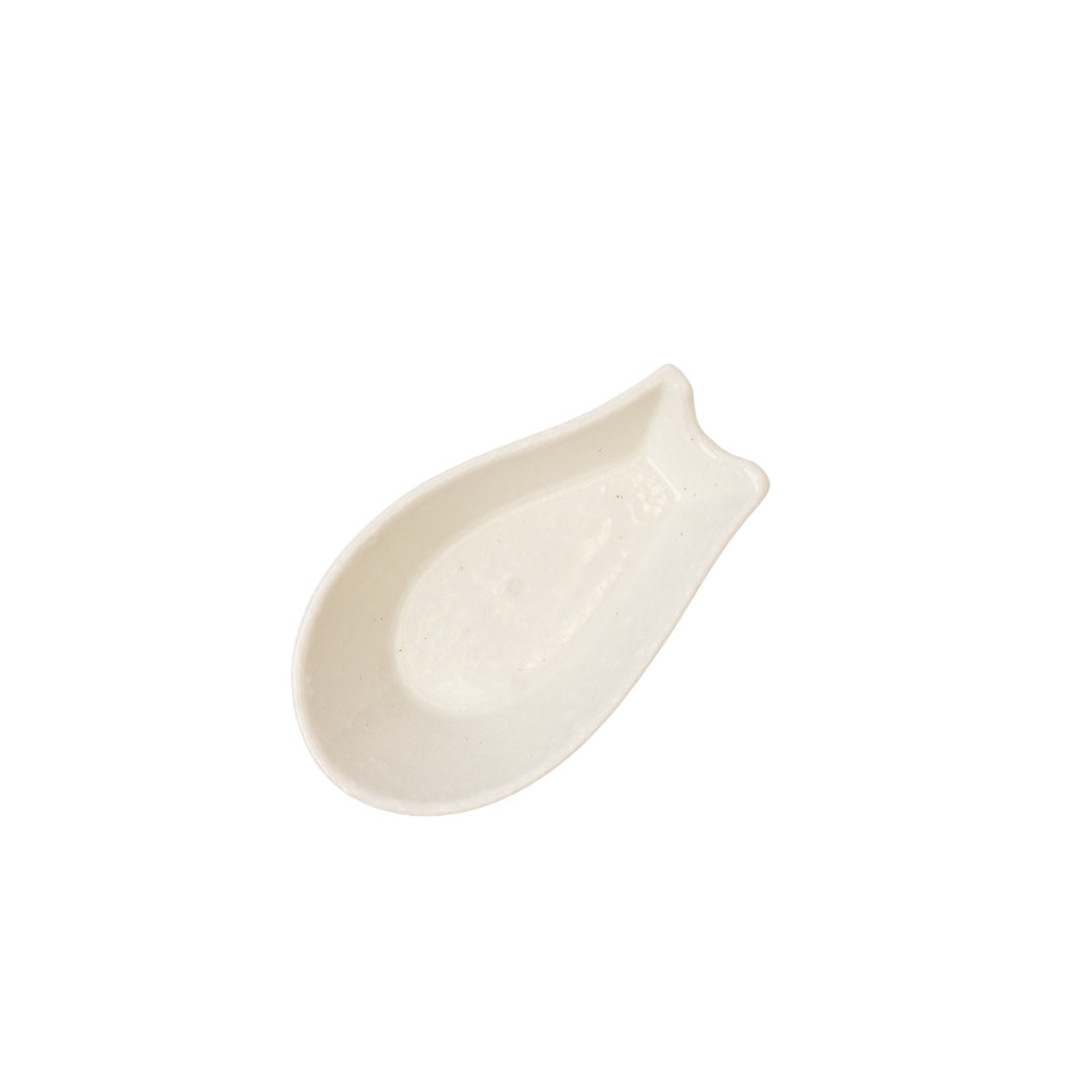 Spoon Rest Ramen Kanso Soft White Glaze V637-C2161