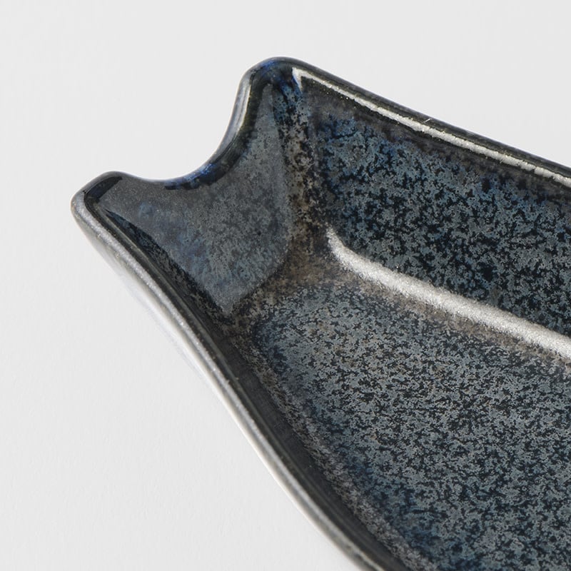 Spoon Rest Small Kanso Indigo Blue Glaze V637-C2162