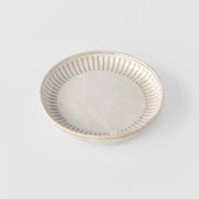 Sauce Dish 9cm Ridged Alabaster Glaze V637-C2259