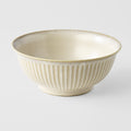 Udon Bowl 18cm Ridged Alabaster Glaze V637-C2261