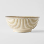 Udon Bowl 18cm Ridged Alabaster Glaze V637-C2261