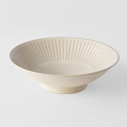 Ramen Bowl 25cm Ridged Alabaster Glaze V637-C2262