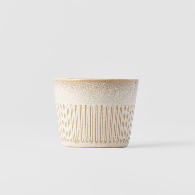 Cup Soba 175ml Ridged Alabaster Glaze V637-C2266