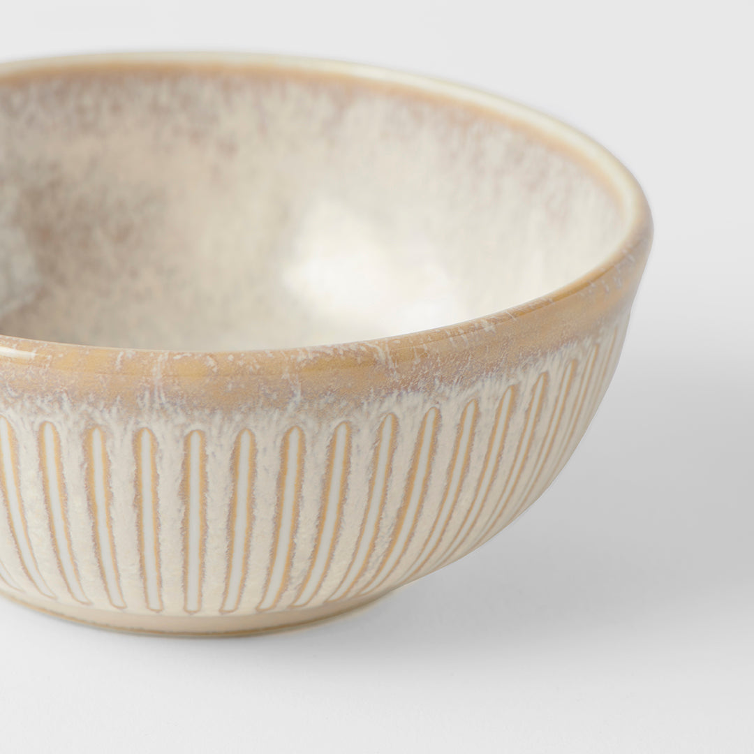 Ramekin Bowl 10cm Ridged Alabaster Glaze V637-C2272