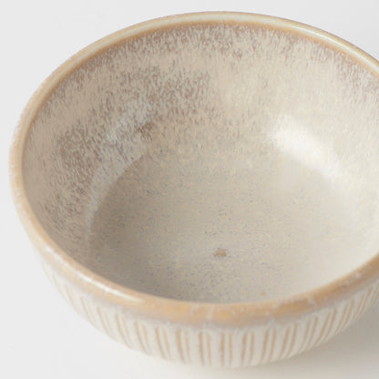 Ramekin Bowl 10cm Ridged Alabaster Glaze V637-C2272