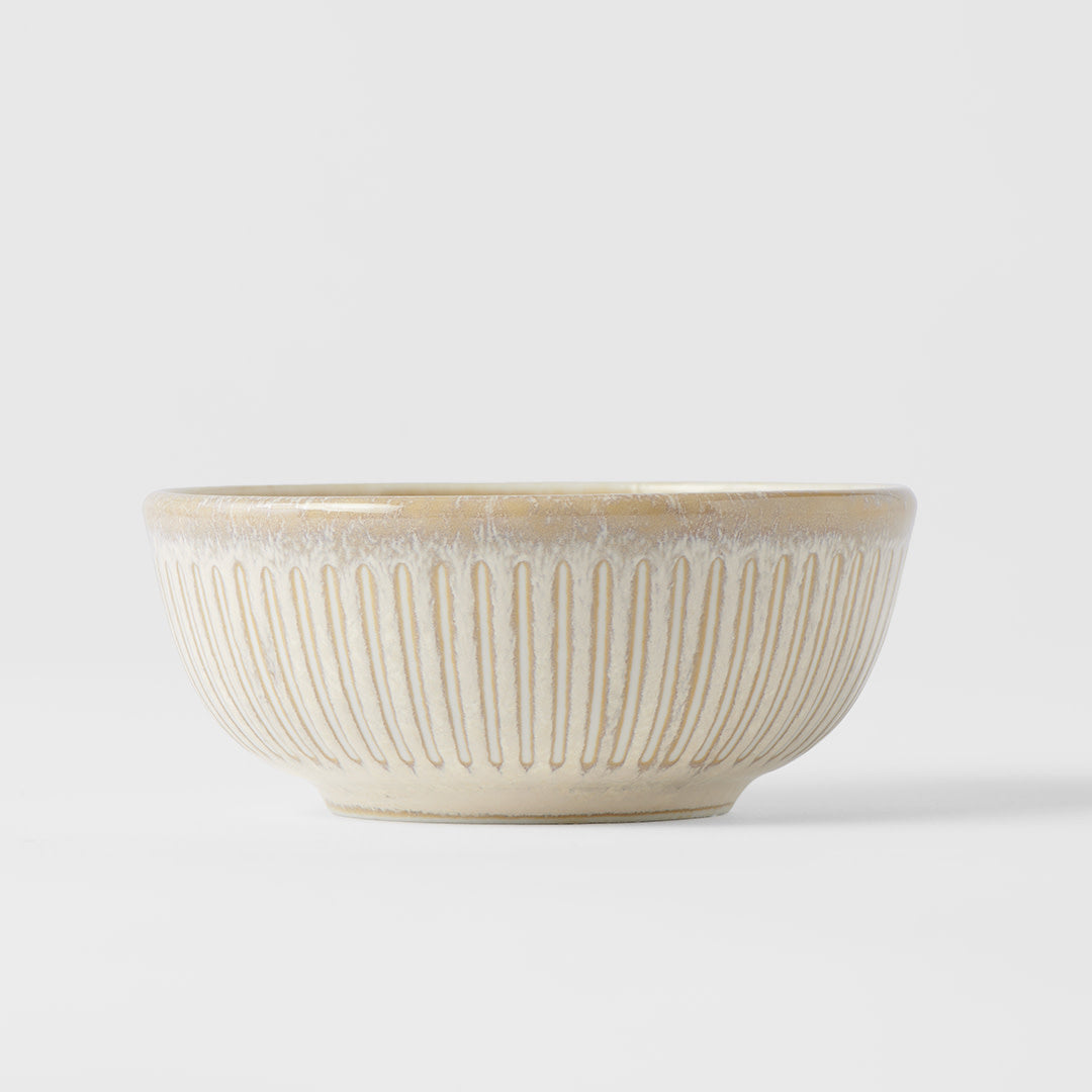 Ramekin Bowl 10cm Ridged Alabaster Glaze V637-C2272