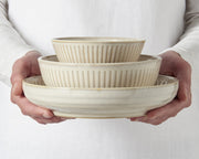 Ramekin Bowl 10cm Ridged Alabaster Glaze V637-C2272