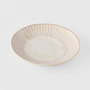 Saucer 14cm Ridged Alabaster Glaze V637-C2273
