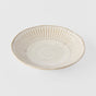 Tapas Plate 16cm Ridged Alabaster Glaze V637-C2274