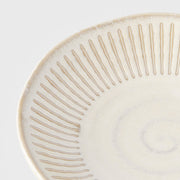 Tapas Plate 16cm Ridged Alabaster Glaze V637-C2274