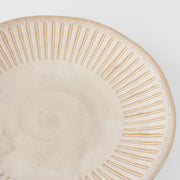 Plate 25cm Ridged Alabaster Glaze V637-C2276
