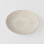 Dinner Plate 23cm Ridged Alabaster Glaze V637-C2279