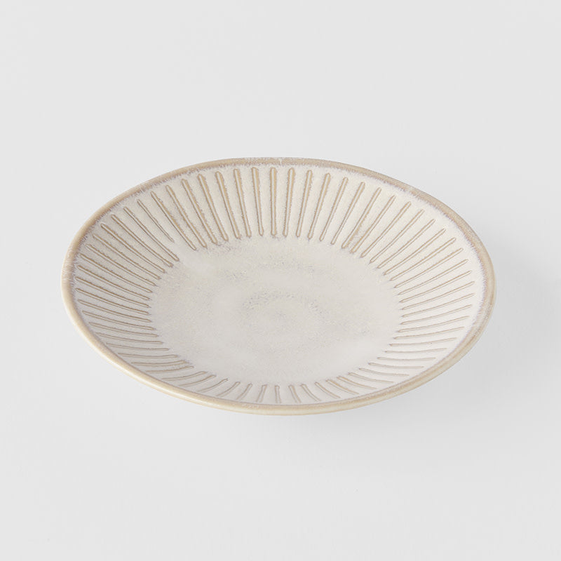 Sauce Dish Large 12cm Ridged Alabaster Glaze V637-C2280