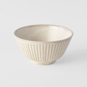 Rice Bowl 12cm Ridged Alabaster Glaze V637-C2282