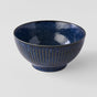 Rice Bowl 13.3cm Ridged Indigo Glaze V637-C2283