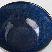 Rice Bowl 13.3cm Ridged Indigo Glaze V637-C2283