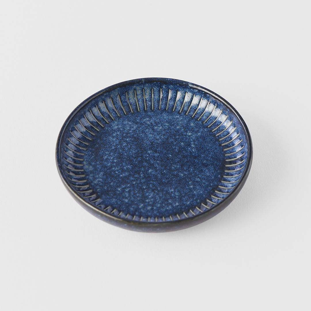 Sauce Dish 9cm Ridged Indigo Design V637-C2284