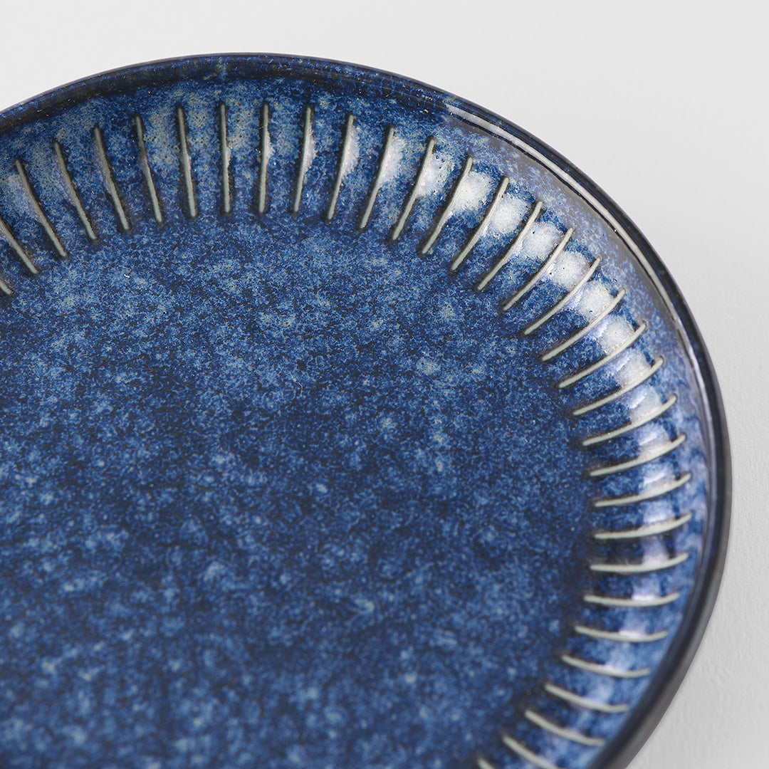 Sauce Dish 9cm Ridged Indigo Design V637-C2284