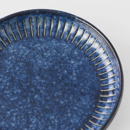 Sauce Dish 9cm Ridged Indigo Design V637-C2284