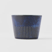 Soba Cup 175ml Ridged Indigo Blue Glaze V637-C2287