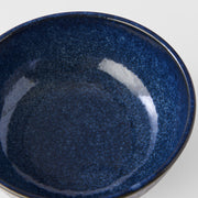 Pasta Bowl 16cm Ridged Indigo Blue Glaze V637-C2292