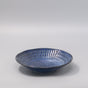 Bowl 25cm Ridged Indigo Glaze V637-C2296