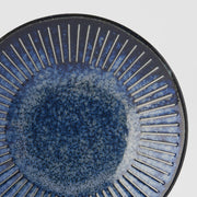 Saucer 12cm Ridged Indigo Glaze V637-C2299