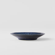 Saucer 12cm Ridged Indigo Glaze V637-C2299