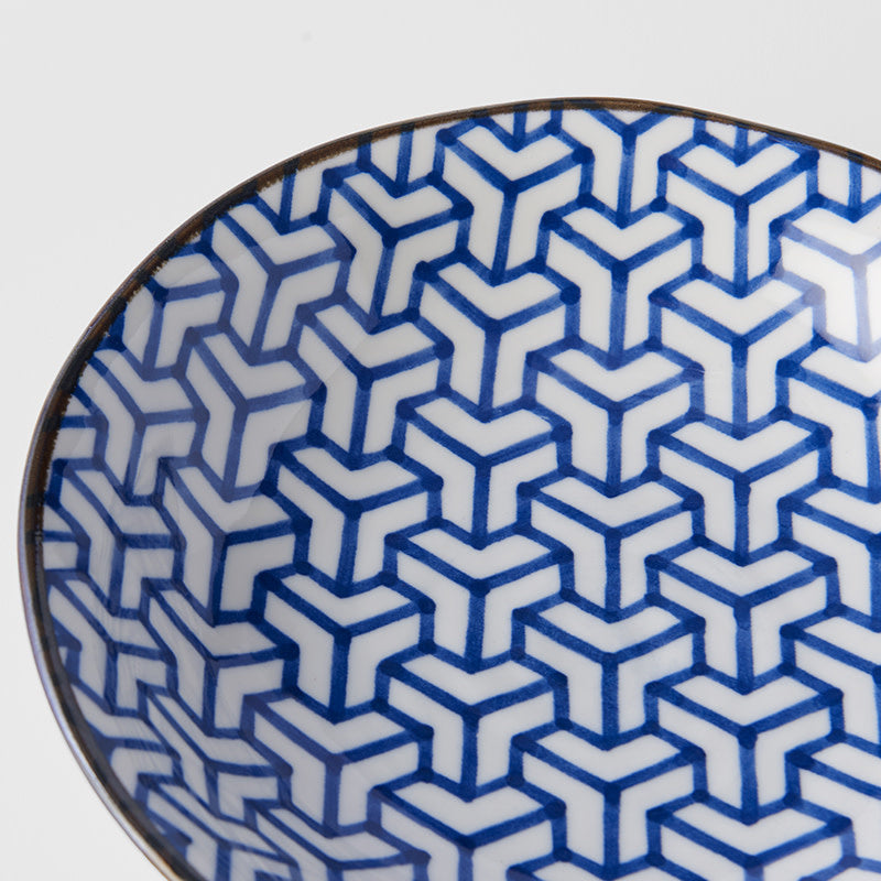 Pasta Bowl 20.5cm Herringbone Design V637-C2317D
