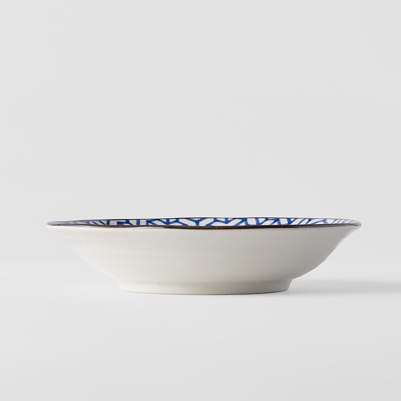 Pasta Bowl 20.5cm Herringbone Design V637-C2317D