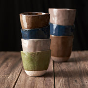 Lopsided Mug 275ml Matcha Green Glaze V637-C2319