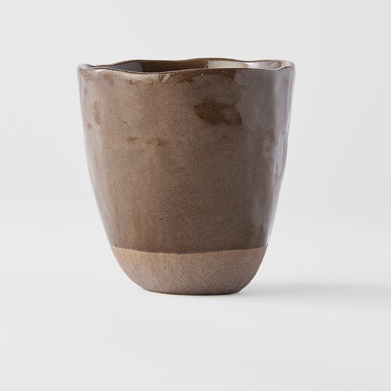 Lopsided Mug 275ml Hazel Brown Glaze V637-C2320