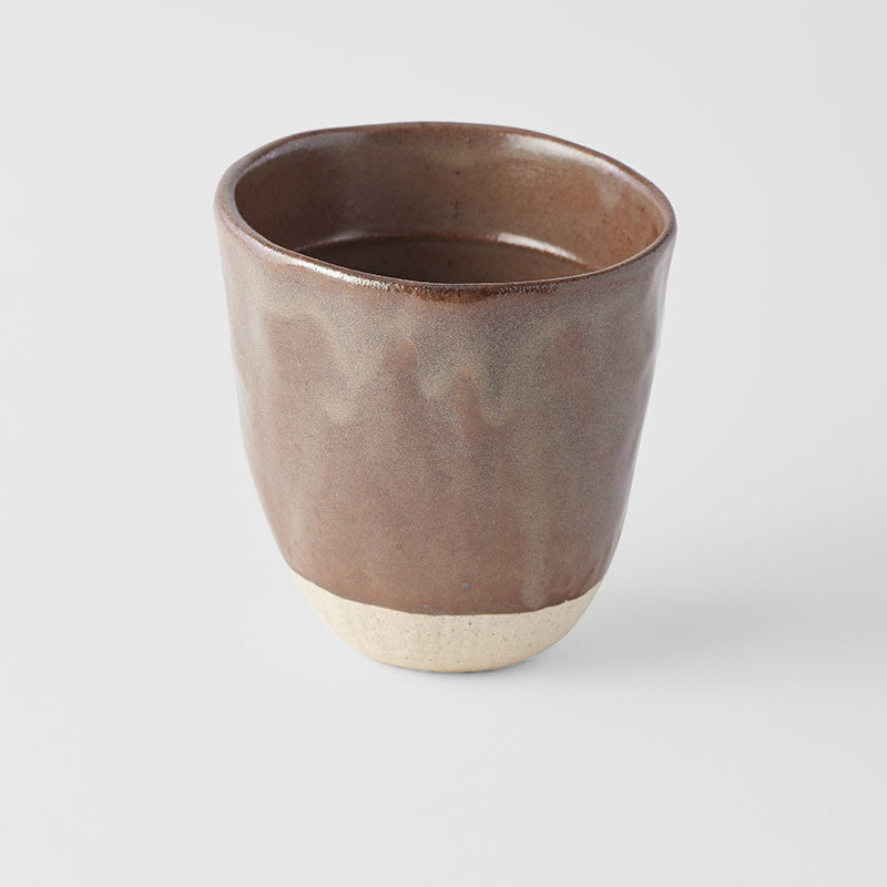 Lopsided Mug 275ml Kinoko Mushroom Grey Glaze V637-C2321