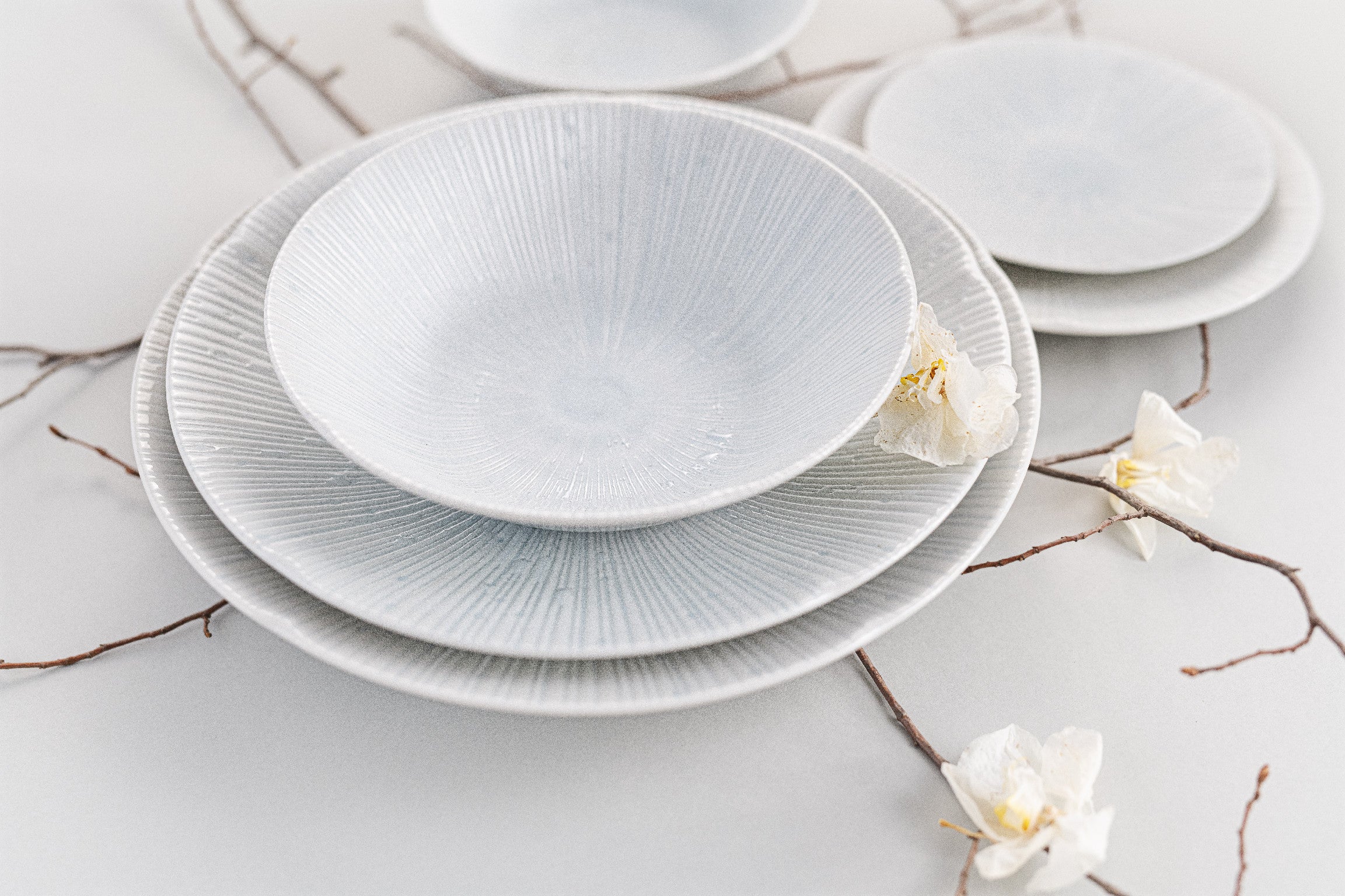 Bowl 17cm Ice White Glaze V637-C2327