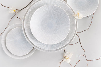Tapas Plate 13cm Ice White Glaze V637-C2331