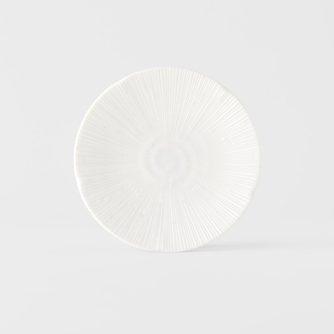 Tapas Plate 16.5cm Ice White Glaze V637-C2332