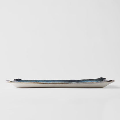 Serving Platter 42cm Sky Blue Glaze V637-C2336