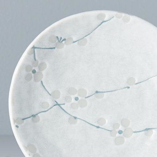 Plate 13cm White Blossom Glaze V637-C2482