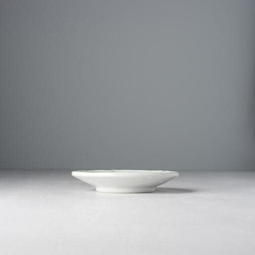 Plate 13cm White Blossom Glaze V637-C2482