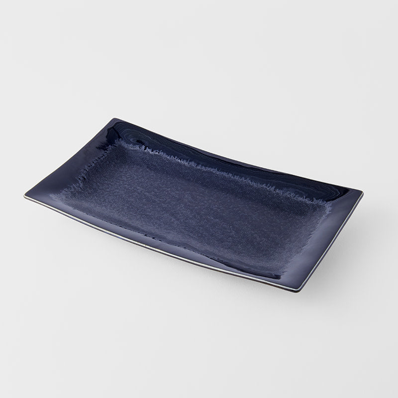 Platter Rectangular 33cm Matt and Shiny Glaze V637-C2542